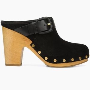 Veronica Beard Dacey Suede Mule Clogs - size 6.5